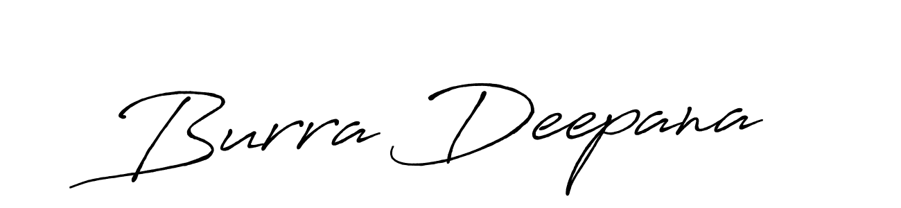 Design your own signature with our free online signature maker. With this signature software, you can create a handwritten (Antro_Vectra_Bolder) signature for name Burra Deepana. Burra Deepana signature style 7 images and pictures png