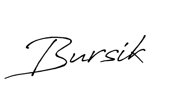 Antro_Vectra_Bolder is a professional signature style that is perfect for those who want to add a touch of class to their signature. It is also a great choice for those who want to make their signature more unique. Get Bursik name to fancy signature for free. Bursik signature style 7 images and pictures png
