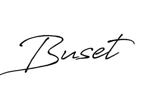 Buset stylish signature style. Best Handwritten Sign (Antro_Vectra_Bolder) for my name. Handwritten Signature Collection Ideas for my name Buset. Buset signature style 7 images and pictures png