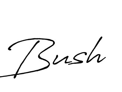 Create a beautiful signature design for name Bush. With this signature (Antro_Vectra_Bolder) fonts, you can make a handwritten signature for free. Bush signature style 7 images and pictures png