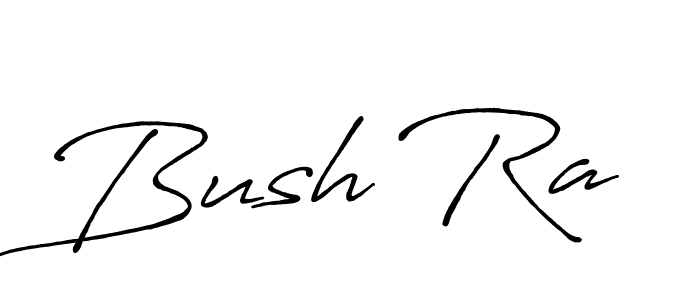 Similarly Antro_Vectra_Bolder is the best handwritten signature design. Signature creator online .You can use it as an online autograph creator for name Bush Ra. Bush Ra signature style 7 images and pictures png