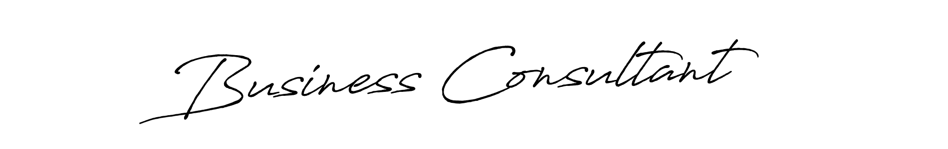 Antro_Vectra_Bolder is a professional signature style that is perfect for those who want to add a touch of class to their signature. It is also a great choice for those who want to make their signature more unique. Get Business Consultant name to fancy signature for free. Business Consultant signature style 7 images and pictures png