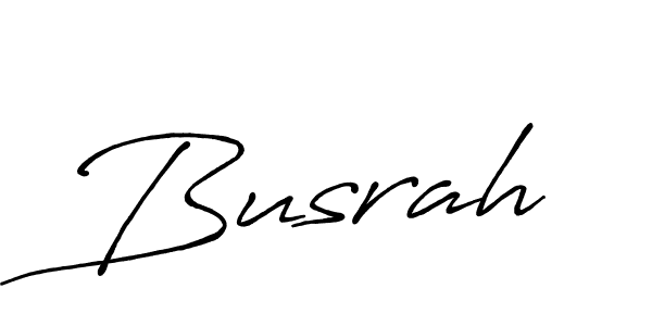 Busrah stylish signature style. Best Handwritten Sign (Antro_Vectra_Bolder) for my name. Handwritten Signature Collection Ideas for my name Busrah. Busrah signature style 7 images and pictures png