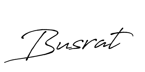Make a beautiful signature design for name Busrat. With this signature (Antro_Vectra_Bolder) style, you can create a handwritten signature for free. Busrat signature style 7 images and pictures png