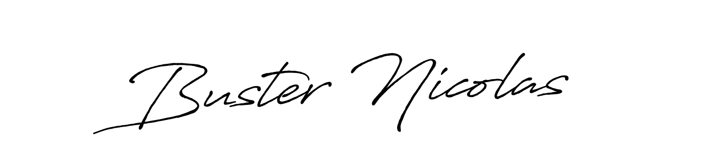 Once you've used our free online signature maker to create your best signature Antro_Vectra_Bolder style, it's time to enjoy all of the benefits that Buster Nicolas name signing documents. Buster Nicolas signature style 7 images and pictures png