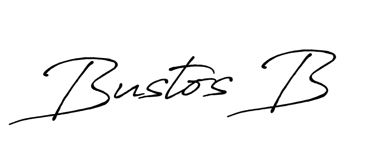 Best and Professional Signature Style for Bustos B. Antro_Vectra_Bolder Best Signature Style Collection. Bustos B signature style 7 images and pictures png