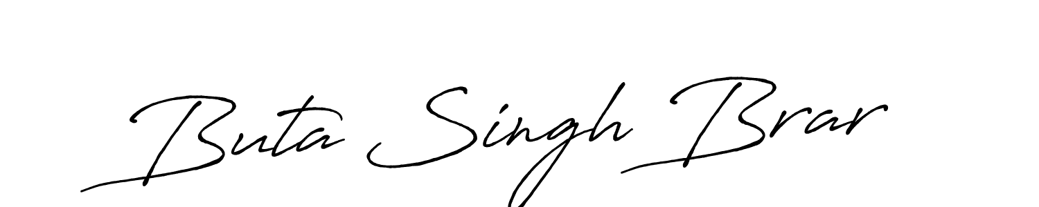Antro_Vectra_Bolder is a professional signature style that is perfect for those who want to add a touch of class to their signature. It is also a great choice for those who want to make their signature more unique. Get Buta Singh Brar name to fancy signature for free. Buta Singh Brar signature style 7 images and pictures png