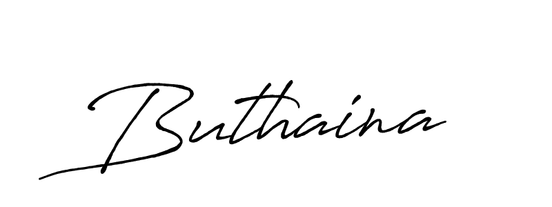 Also we have Buthaina name is the best signature style. Create professional handwritten signature collection using Antro_Vectra_Bolder autograph style. Buthaina signature style 7 images and pictures png