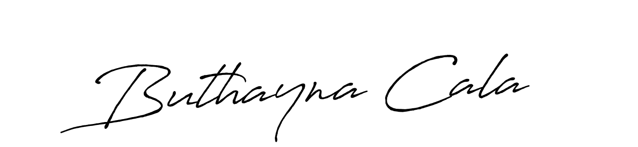 You can use this online signature creator to create a handwritten signature for the name Buthayna Cala. This is the best online autograph maker. Buthayna Cala signature style 7 images and pictures png