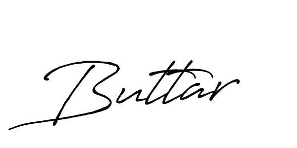 Also we have Buttar name is the best signature style. Create professional handwritten signature collection using Antro_Vectra_Bolder autograph style. Buttar signature style 7 images and pictures png