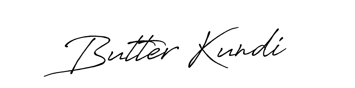 Make a beautiful signature design for name Butter Kundi. Use this online signature maker to create a handwritten signature for free. Butter Kundi signature style 7 images and pictures png