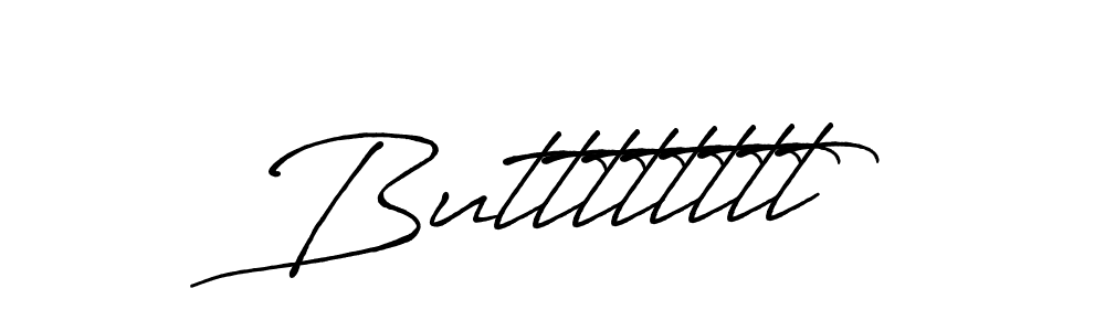Use a signature maker to create a handwritten signature online. With this signature software, you can design (Antro_Vectra_Bolder) your own signature for name Butttttttt. Butttttttt signature style 7 images and pictures png