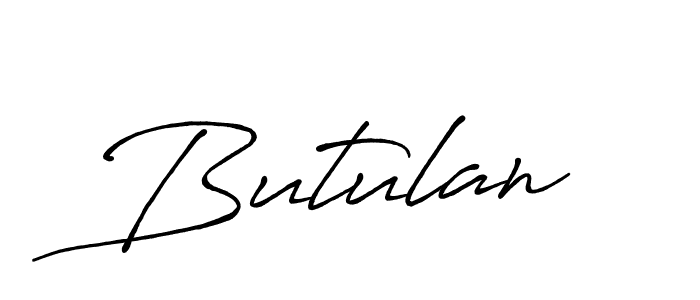 if you are searching for the best signature style for your name Butulan. so please give up your signature search. here we have designed multiple signature styles  using Antro_Vectra_Bolder. Butulan signature style 7 images and pictures png