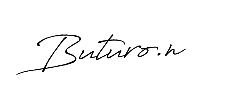Make a beautiful signature design for name Buturo.n. With this signature (Antro_Vectra_Bolder) style, you can create a handwritten signature for free. Buturo.n signature style 7 images and pictures png