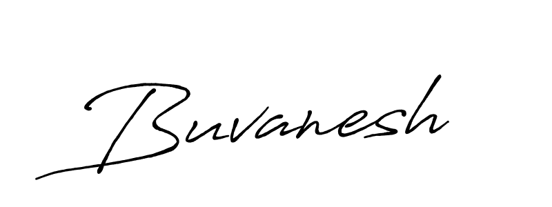 Use a signature maker to create a handwritten signature online. With this signature software, you can design (Antro_Vectra_Bolder) your own signature for name Buvanesh. Buvanesh signature style 7 images and pictures png