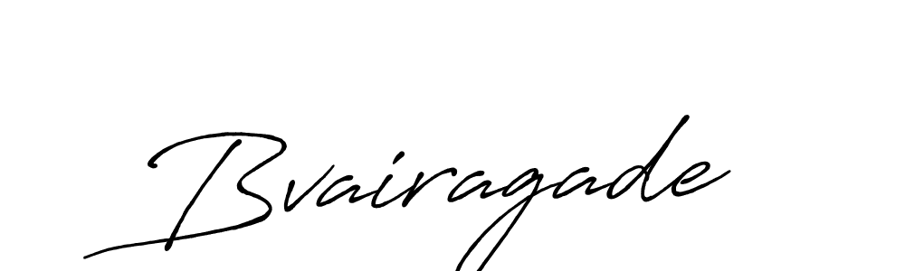 How to make Bvairagade signature? Antro_Vectra_Bolder is a professional autograph style. Create handwritten signature for Bvairagade name. Bvairagade signature style 7 images and pictures png