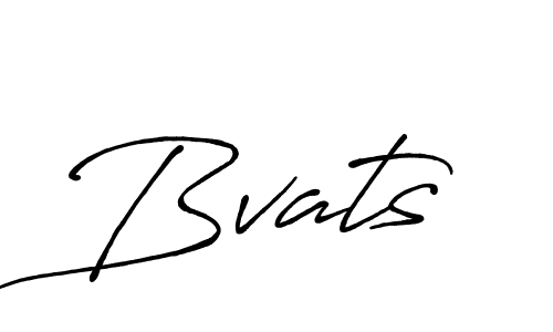 Make a beautiful signature design for name Bvats. With this signature (Antro_Vectra_Bolder) style, you can create a handwritten signature for free. Bvats signature style 7 images and pictures png