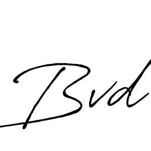 You should practise on your own different ways (Antro_Vectra_Bolder) to write your name (Bvd) in signature. don't let someone else do it for you. Bvd signature style 7 images and pictures png