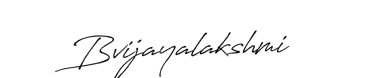 Bvijayalakshmi stylish signature style. Best Handwritten Sign (Antro_Vectra_Bolder) for my name. Handwritten Signature Collection Ideas for my name Bvijayalakshmi. Bvijayalakshmi signature style 7 images and pictures png