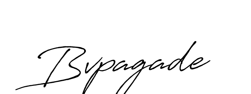 Make a beautiful signature design for name Bvpagade. With this signature (Antro_Vectra_Bolder) style, you can create a handwritten signature for free. Bvpagade signature style 7 images and pictures png