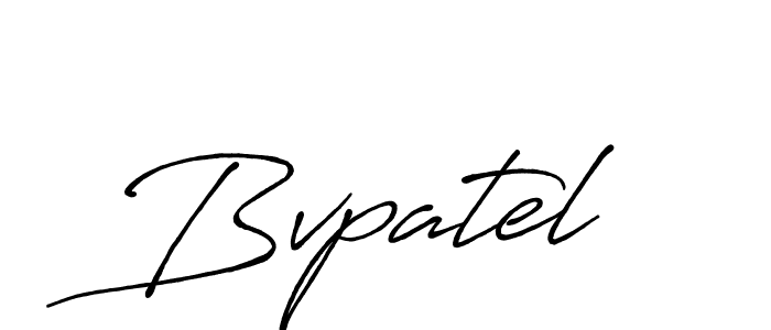 Make a beautiful signature design for name Bvpatel. Use this online signature maker to create a handwritten signature for free. Bvpatel signature style 7 images and pictures png