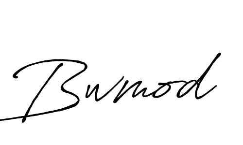 How to make Bwmod name signature. Use Antro_Vectra_Bolder style for creating short signs online. This is the latest handwritten sign. Bwmod signature style 7 images and pictures png