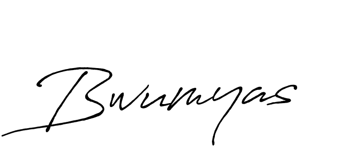 Use a signature maker to create a handwritten signature online. With this signature software, you can design (Antro_Vectra_Bolder) your own signature for name Bwumyas. Bwumyas signature style 7 images and pictures png