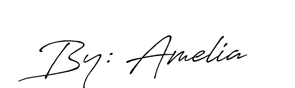 if you are searching for the best signature style for your name By: Amelia. so please give up your signature search. here we have designed multiple signature styles  using Antro_Vectra_Bolder. By: Amelia signature style 7 images and pictures png