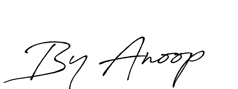 Also we have By Anoop name is the best signature style. Create professional handwritten signature collection using Antro_Vectra_Bolder autograph style. By Anoop signature style 7 images and pictures png