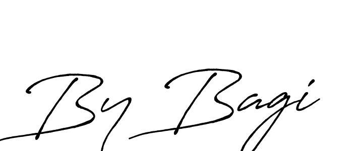 How to make By Bagi signature? Antro_Vectra_Bolder is a professional autograph style. Create handwritten signature for By Bagi name. By Bagi signature style 7 images and pictures png