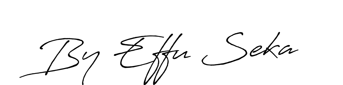 Use a signature maker to create a handwritten signature online. With this signature software, you can design (Antro_Vectra_Bolder) your own signature for name By Effu Seka. By Effu Seka signature style 7 images and pictures png