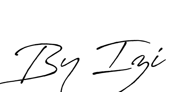 You should practise on your own different ways (Antro_Vectra_Bolder) to write your name (By Izi) in signature. don't let someone else do it for you. By Izi signature style 7 images and pictures png