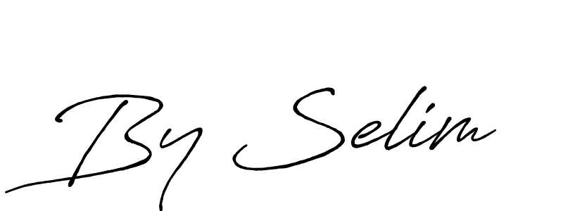 How to make By Selim signature? Antro_Vectra_Bolder is a professional autograph style. Create handwritten signature for By Selim name. By Selim signature style 7 images and pictures png