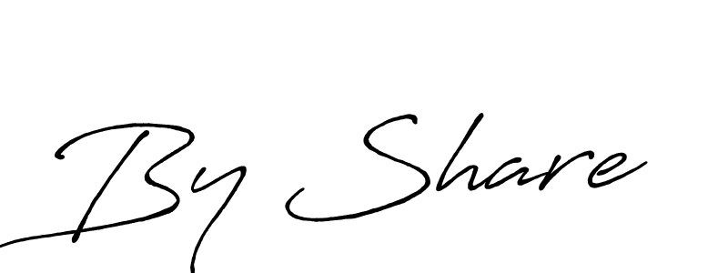 Also we have By Share name is the best signature style. Create professional handwritten signature collection using Antro_Vectra_Bolder autograph style. By Share signature style 7 images and pictures png