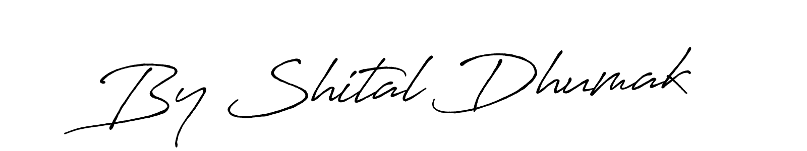 This is the best signature style for the By Shital Dhumak name. Also you like these signature font (Antro_Vectra_Bolder). Mix name signature. By Shital Dhumak signature style 7 images and pictures png