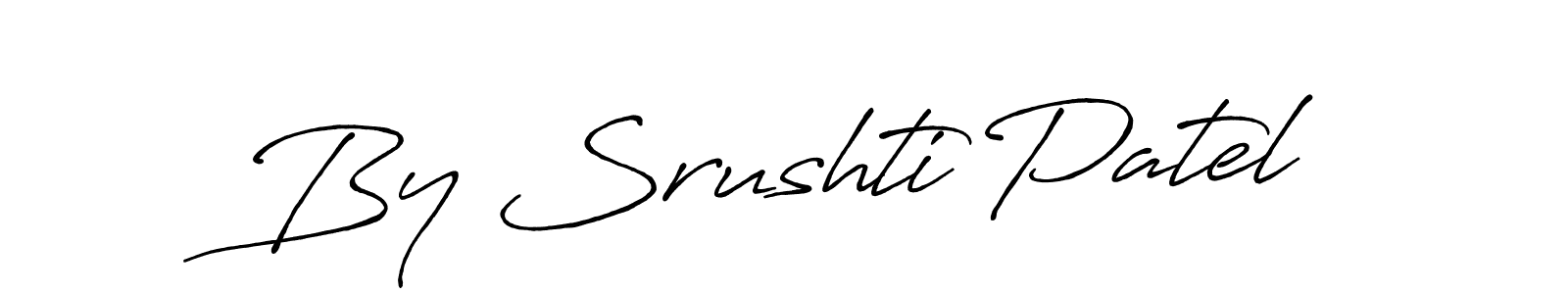 Design your own signature with our free online signature maker. With this signature software, you can create a handwritten (Antro_Vectra_Bolder) signature for name By Srushti Patel. By Srushti Patel signature style 7 images and pictures png