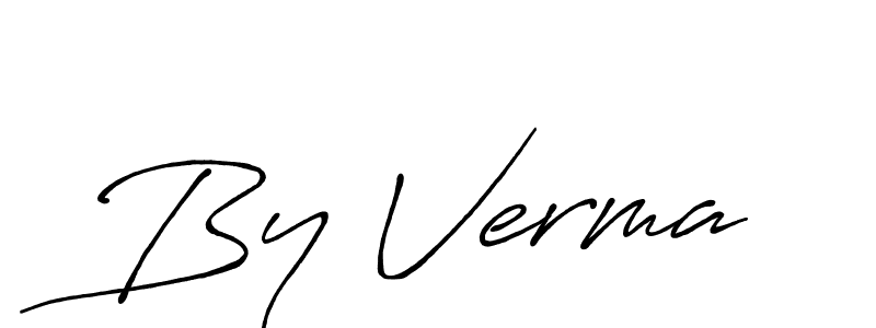 Similarly Antro_Vectra_Bolder is the best handwritten signature design. Signature creator online .You can use it as an online autograph creator for name By Verma. By Verma signature style 7 images and pictures png