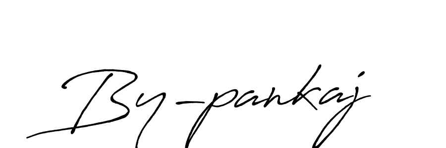How to make By-pankaj signature? Antro_Vectra_Bolder is a professional autograph style. Create handwritten signature for By-pankaj name. By-pankaj signature style 7 images and pictures png
