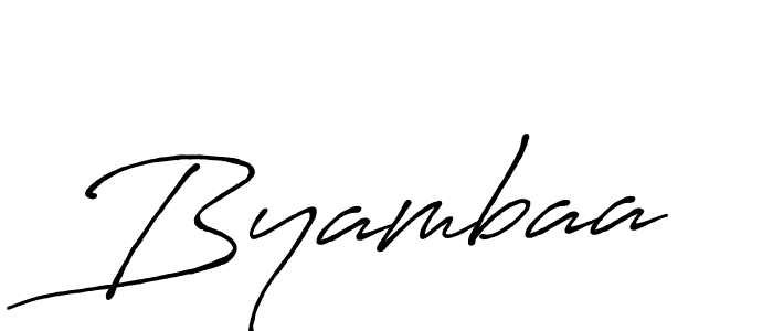 Also You can easily find your signature by using the search form. We will create Byambaa name handwritten signature images for you free of cost using Antro_Vectra_Bolder sign style. Byambaa signature style 7 images and pictures png