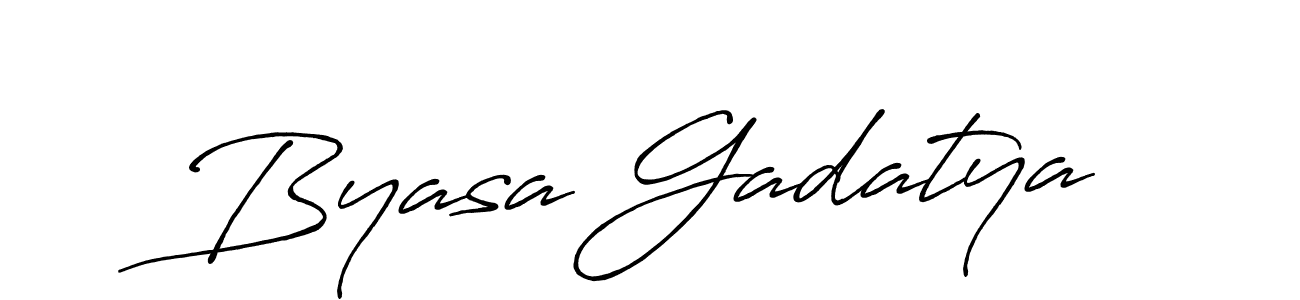 Once you've used our free online signature maker to create your best signature Antro_Vectra_Bolder style, it's time to enjoy all of the benefits that Byasa Gadatya name signing documents. Byasa Gadatya signature style 7 images and pictures png
