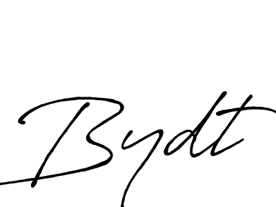 Bydt stylish signature style. Best Handwritten Sign (Antro_Vectra_Bolder) for my name. Handwritten Signature Collection Ideas for my name Bydt. Bydt signature style 7 images and pictures png