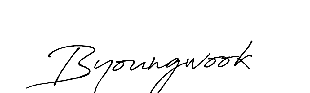 This is the best signature style for the Byoungwook name. Also you like these signature font (Antro_Vectra_Bolder). Mix name signature. Byoungwook signature style 7 images and pictures png