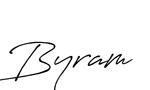 Also You can easily find your signature by using the search form. We will create Byram name handwritten signature images for you free of cost using Antro_Vectra_Bolder sign style. Byram signature style 7 images and pictures png