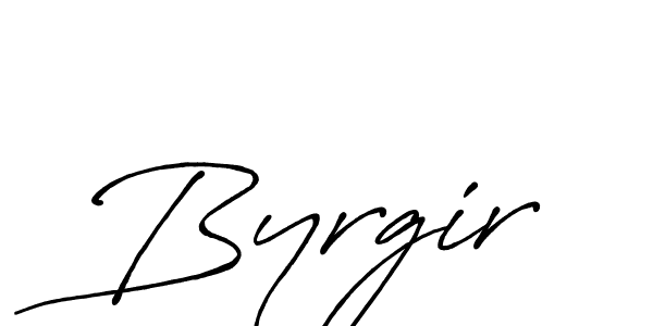 Antro_Vectra_Bolder is a professional signature style that is perfect for those who want to add a touch of class to their signature. It is also a great choice for those who want to make their signature more unique. Get Byrgir name to fancy signature for free. Byrgir signature style 7 images and pictures png