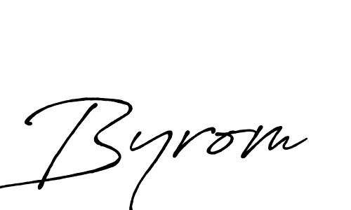 Make a beautiful signature design for name Byrom. Use this online signature maker to create a handwritten signature for free. Byrom signature style 7 images and pictures png