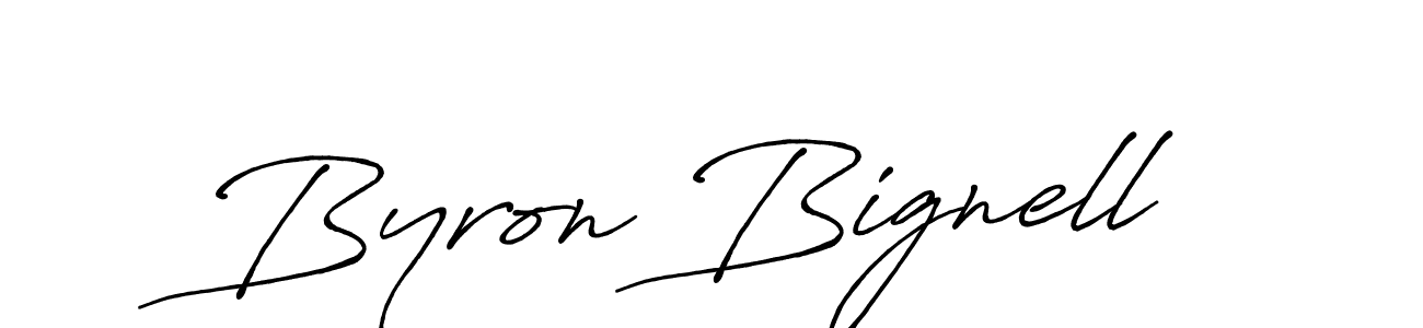 Use a signature maker to create a handwritten signature online. With this signature software, you can design (Antro_Vectra_Bolder) your own signature for name Byron Bignell. Byron Bignell signature style 7 images and pictures png