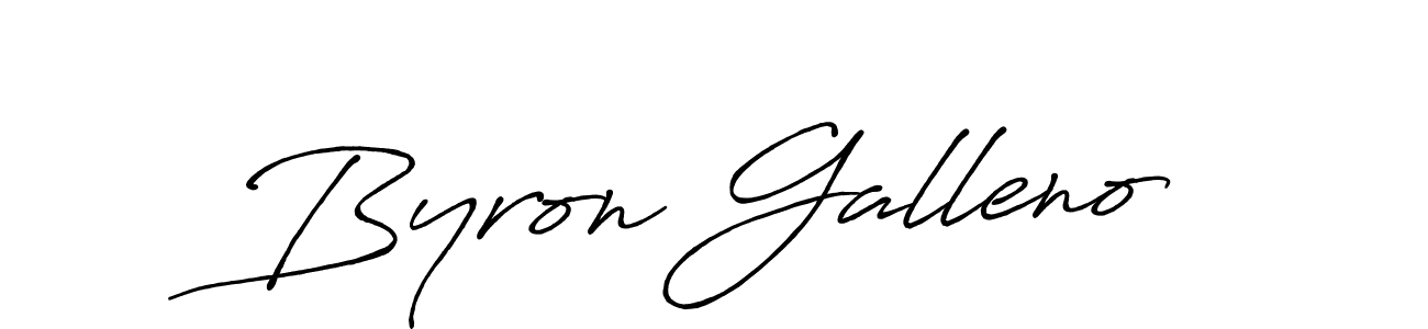 It looks lik you need a new signature style for name Byron Galleno. Design unique handwritten (Antro_Vectra_Bolder) signature with our free signature maker in just a few clicks. Byron Galleno signature style 7 images and pictures png