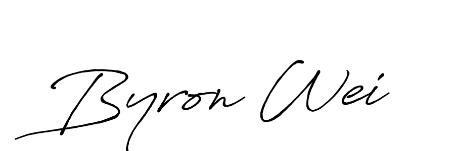 How to Draw Byron Wei signature style? Antro_Vectra_Bolder is a latest design signature styles for name Byron Wei. Byron Wei signature style 7 images and pictures png