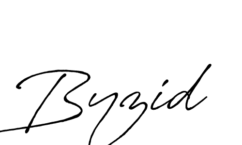Design your own signature with our free online signature maker. With this signature software, you can create a handwritten (Antro_Vectra_Bolder) signature for name Byzid. Byzid signature style 7 images and pictures png