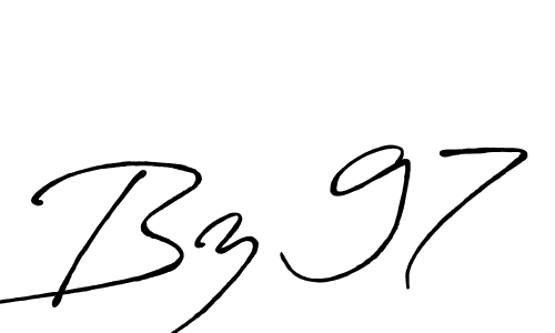 Use a signature maker to create a handwritten signature online. With this signature software, you can design (Antro_Vectra_Bolder) your own signature for name Bz 97. Bz 97 signature style 7 images and pictures png